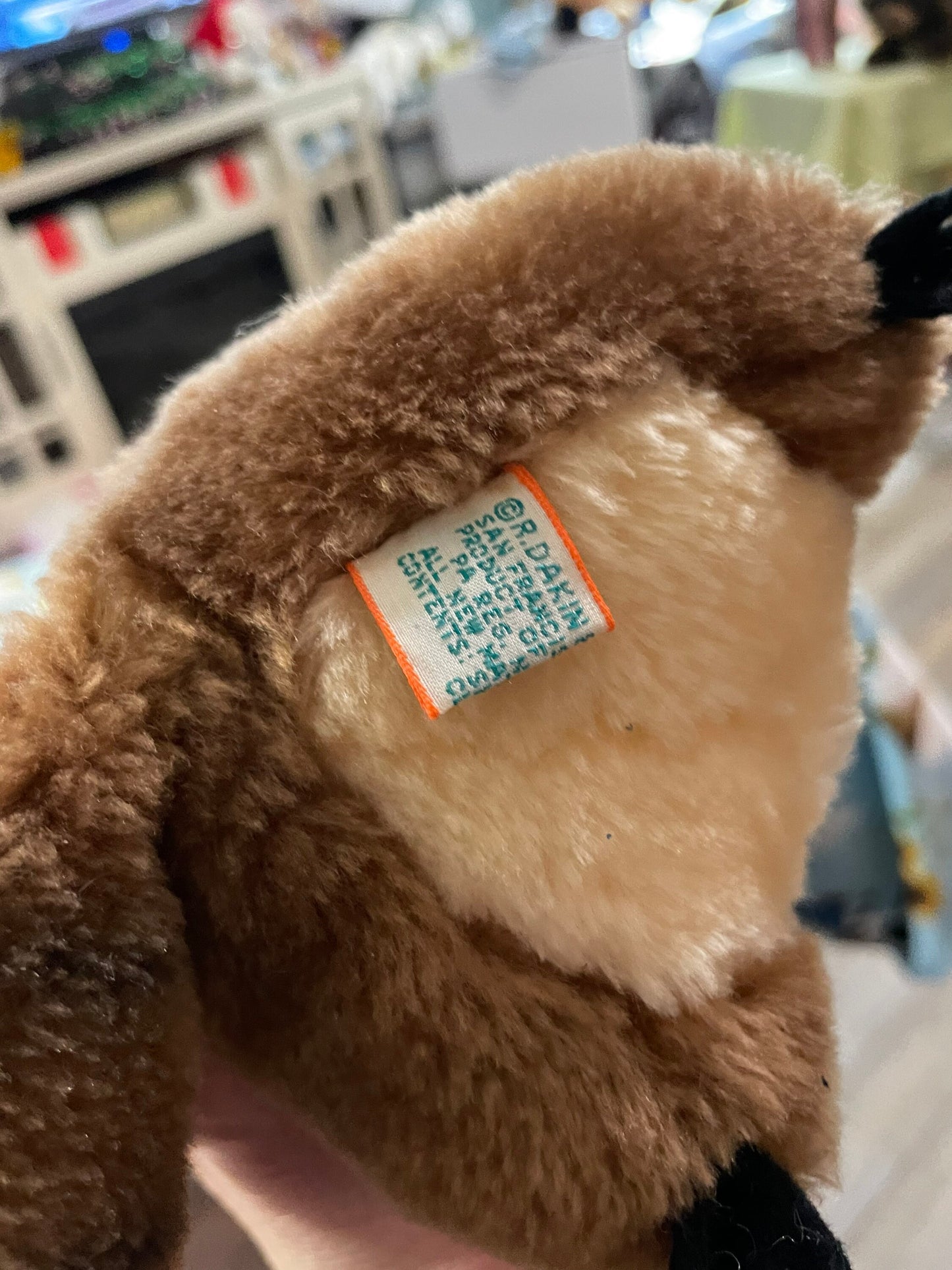 Dakin Nature Babies Brown Rookie Raccoon Plush 1978