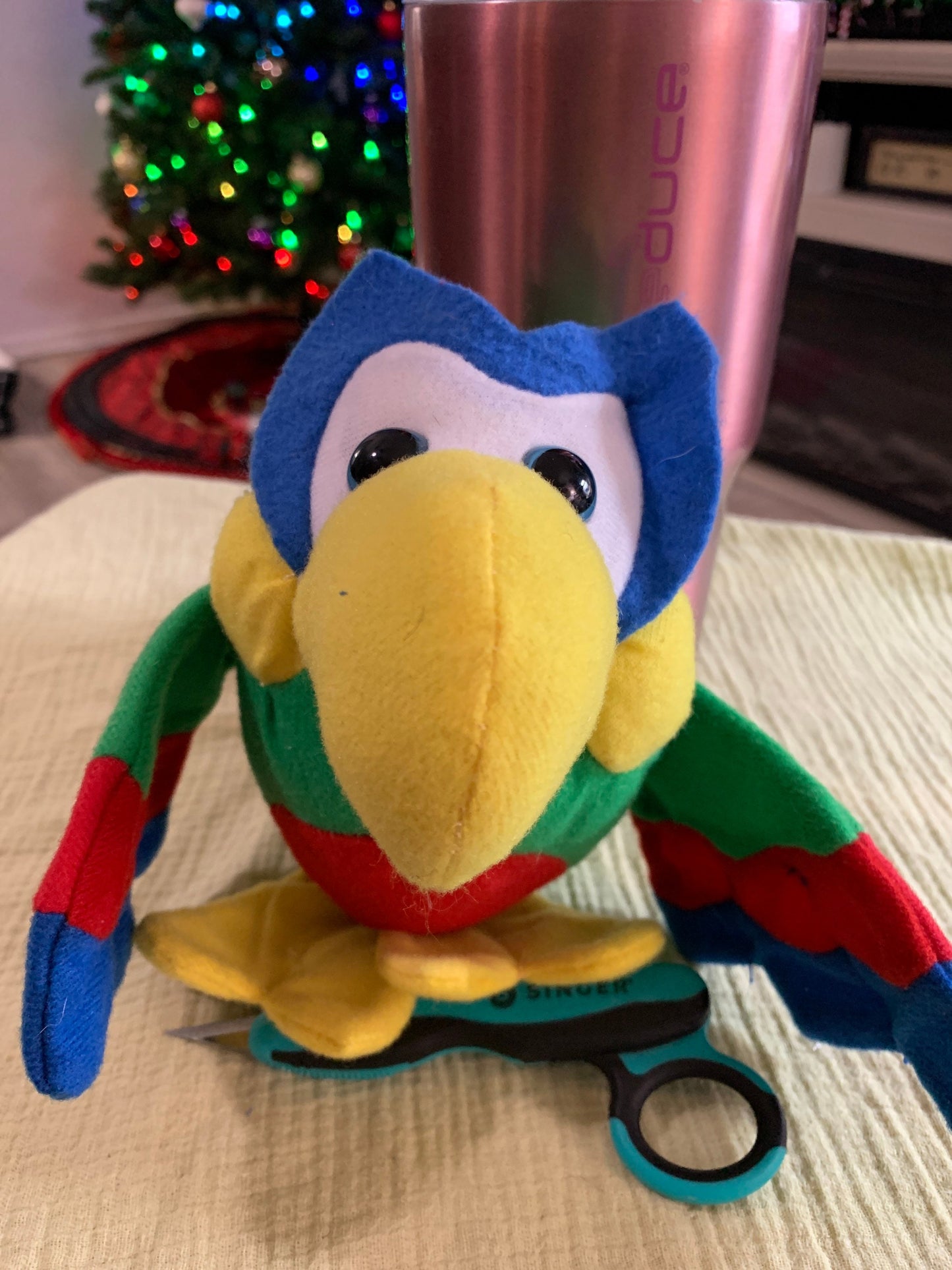 Classic Toy Co Chubby Parrot Plush