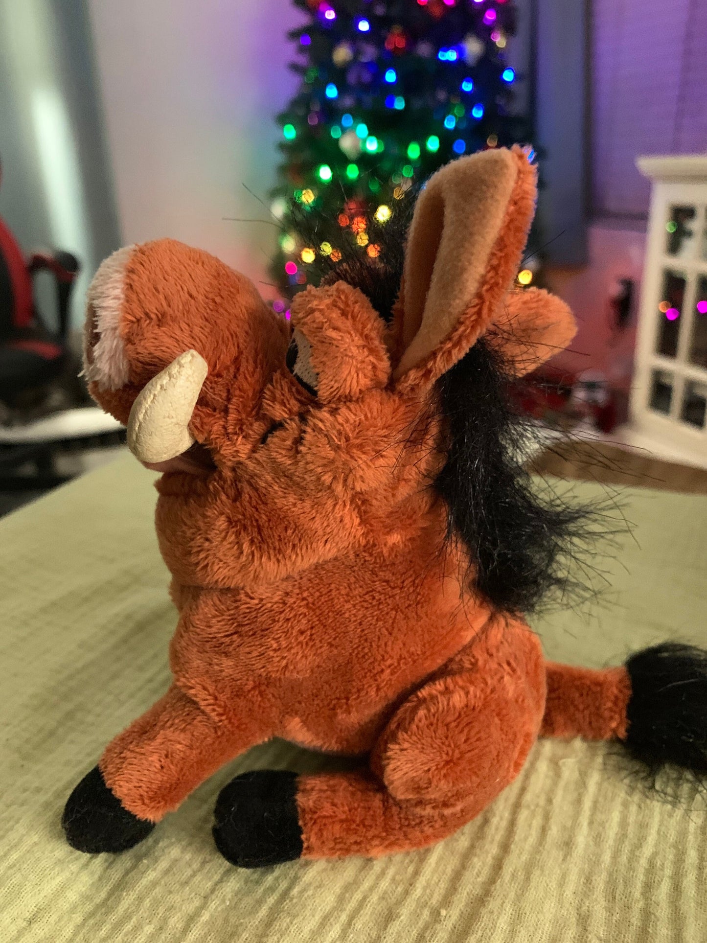 Disneys The Lion King Pumba Plush. Soft and fuzzy. Bean bag plush
