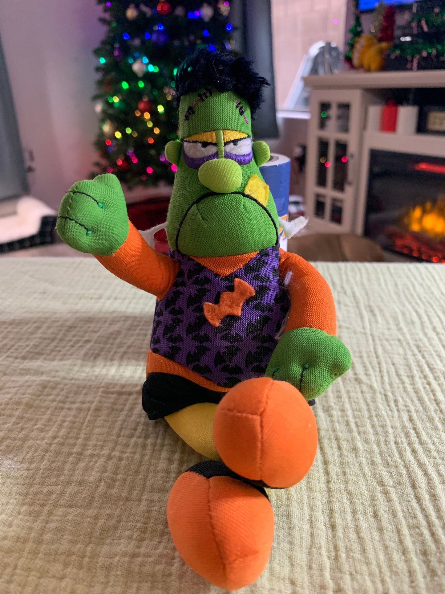 Gund Halloween Frankenstein Plush. Bendable and posable.