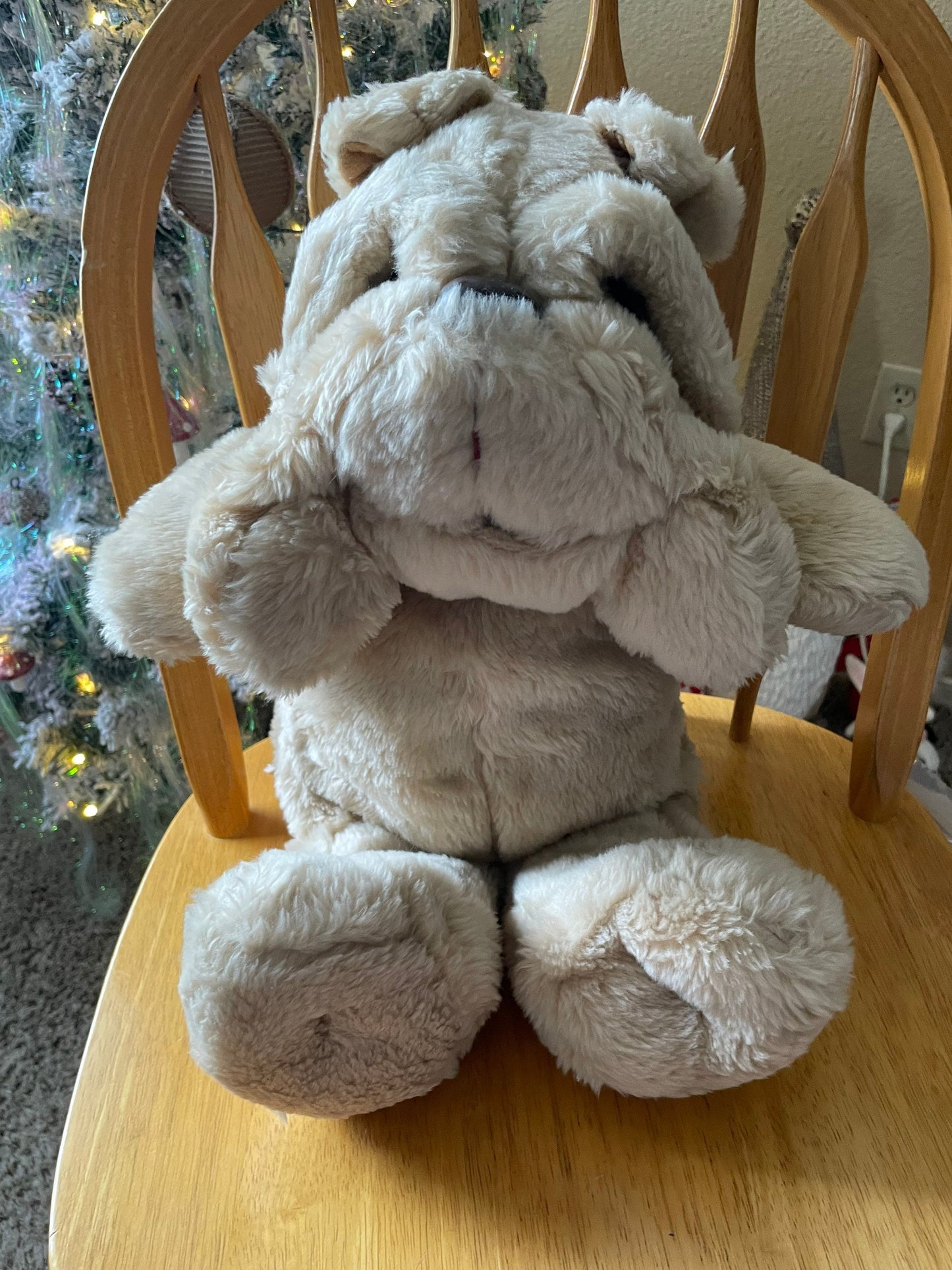 Vintage Commonwealth Bulldog Plush Toy 22” 1984