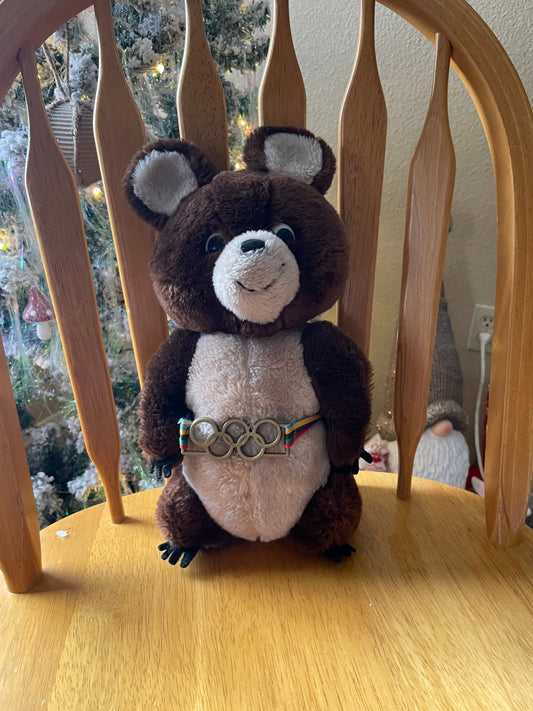 Dakin Brown 1980 Moscow Olympics Misha Teddy Bear Plush