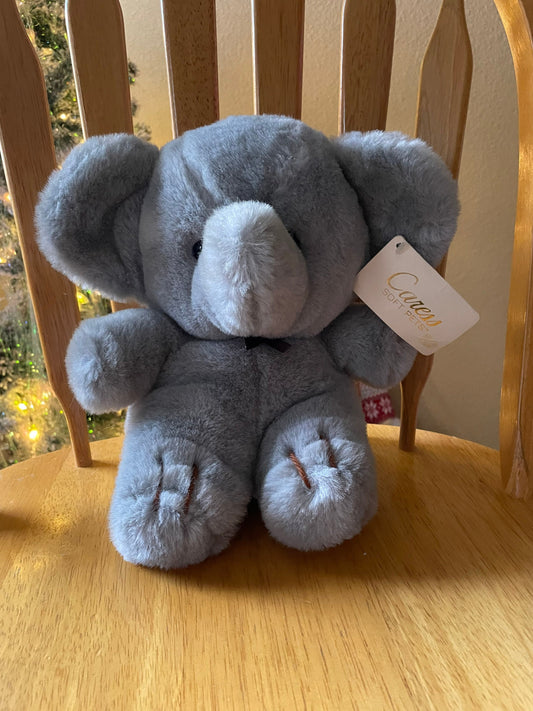 Russ Berrie Caress Soft Pets Grey Elephant NTW Plush