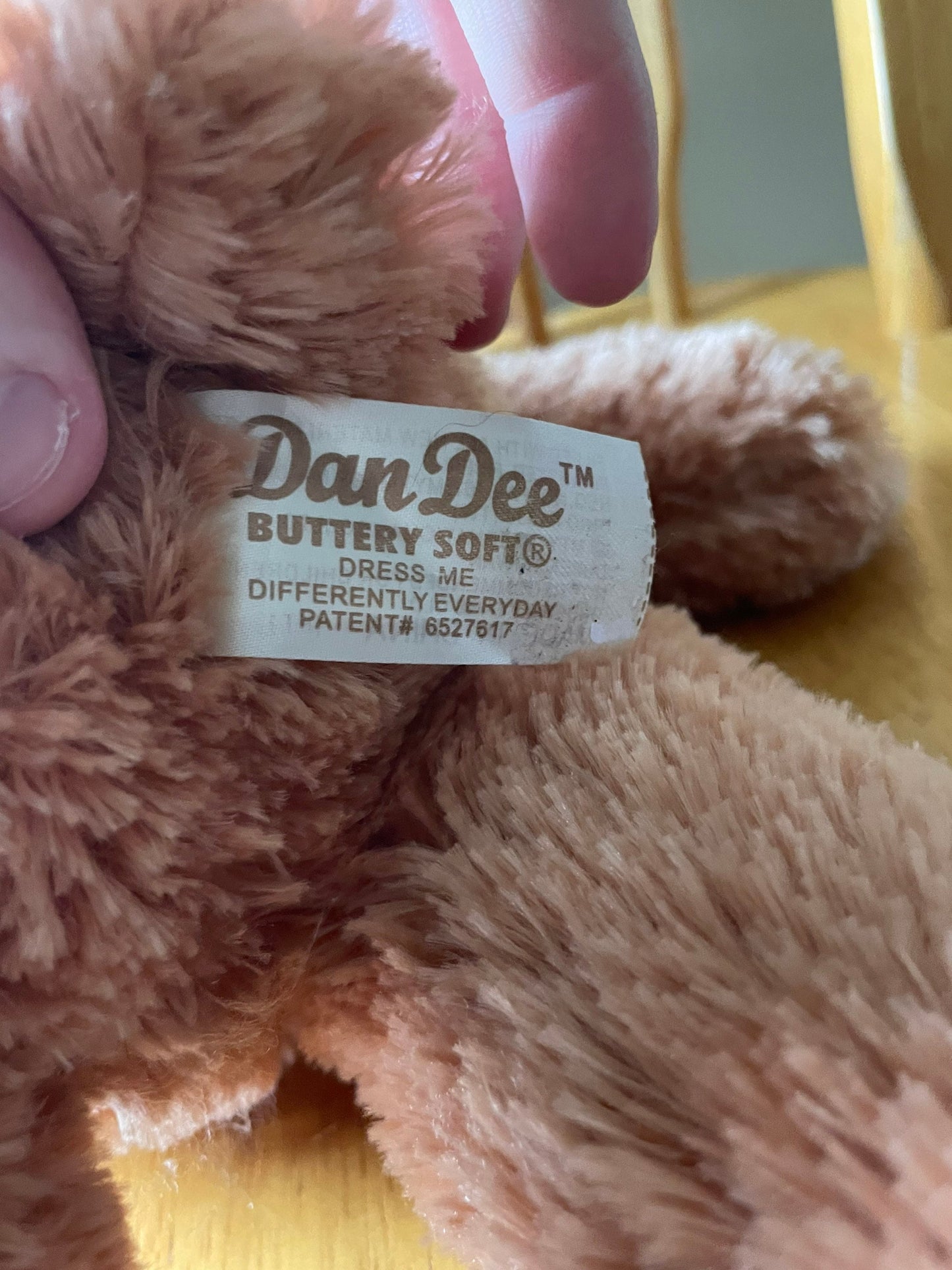 Dan Dee Brown Teddy Bear Plush Buttery Soft Dress Me Differently Everyday NWT