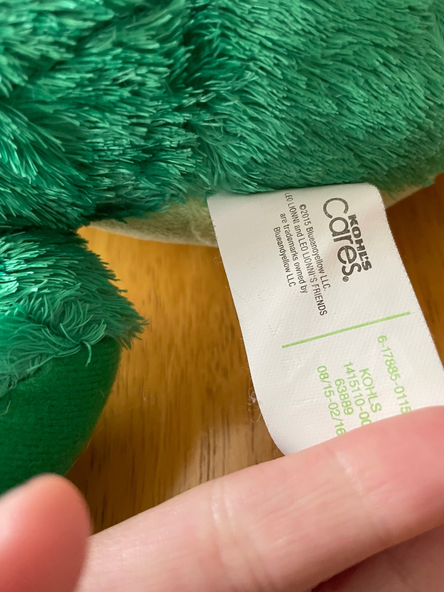 Kohls Cares Frog Plush