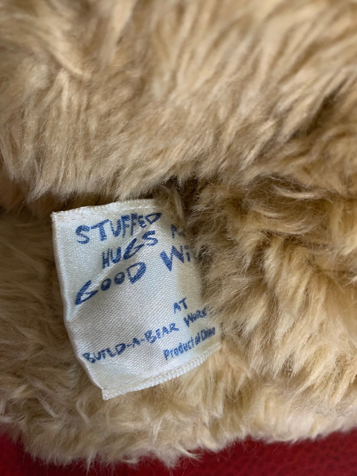 Vintage Build A Bear Shaggy Teddy Bear Plush
