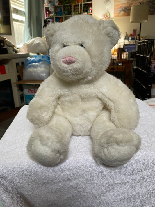Vintage White Build A Bear Teddy Bear Plush