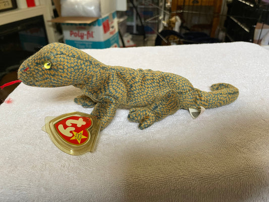 TY Beanie Baby Scaly the Lizard Plush NWT