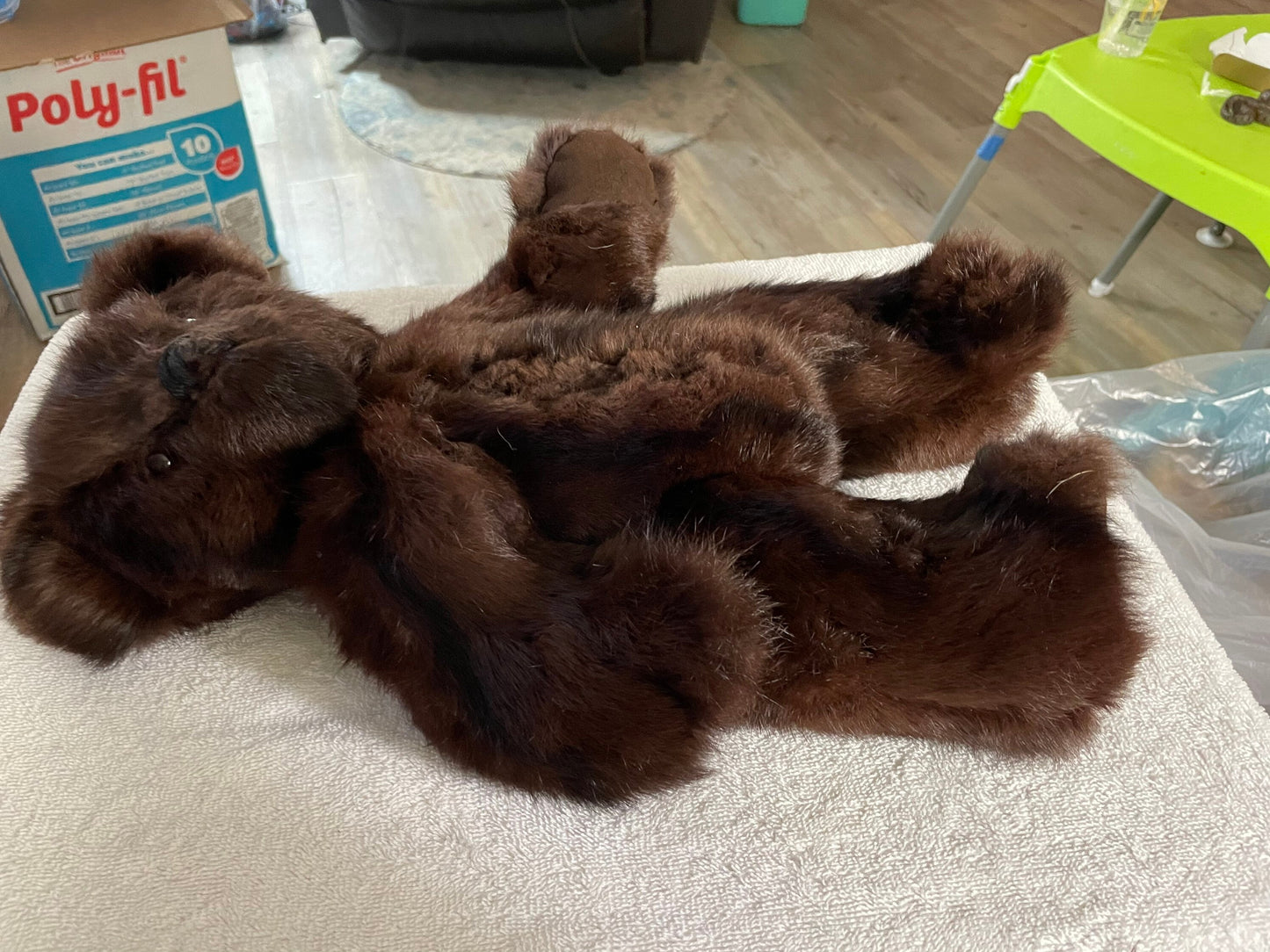 Brown Jointed Fur Like Teddy Bear Plush