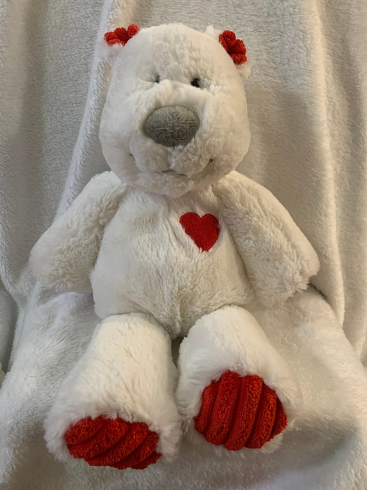 Mary Meyer Marshmallow Kisses Teddy Bear, 14" Plush Toy