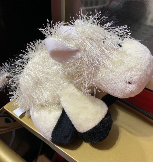 Webkinz Black and White Cow Plush  Regular Size. No code