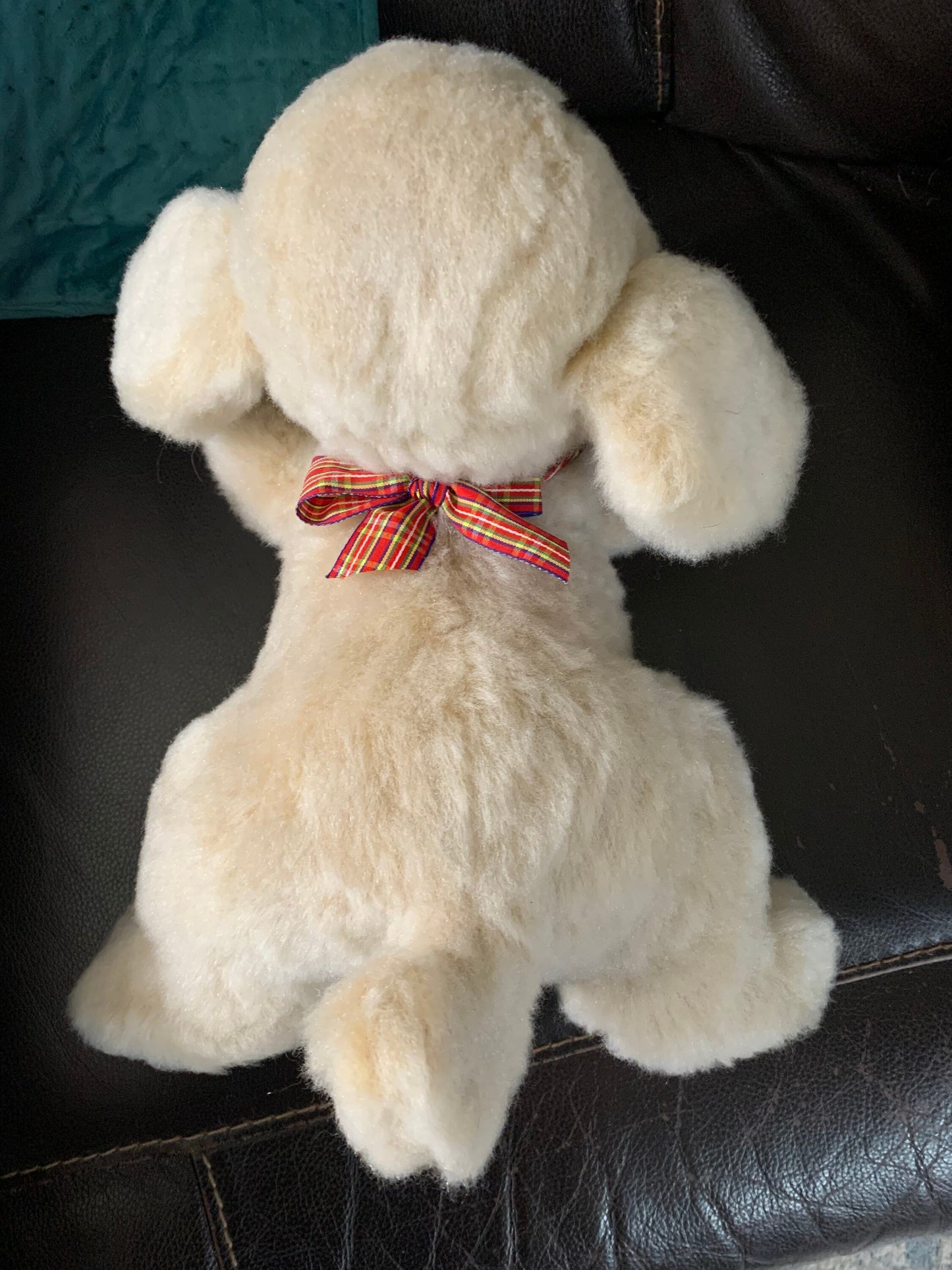 Vintage Mervyns Playful Pals Plush Puppy Dog, Restored 16"