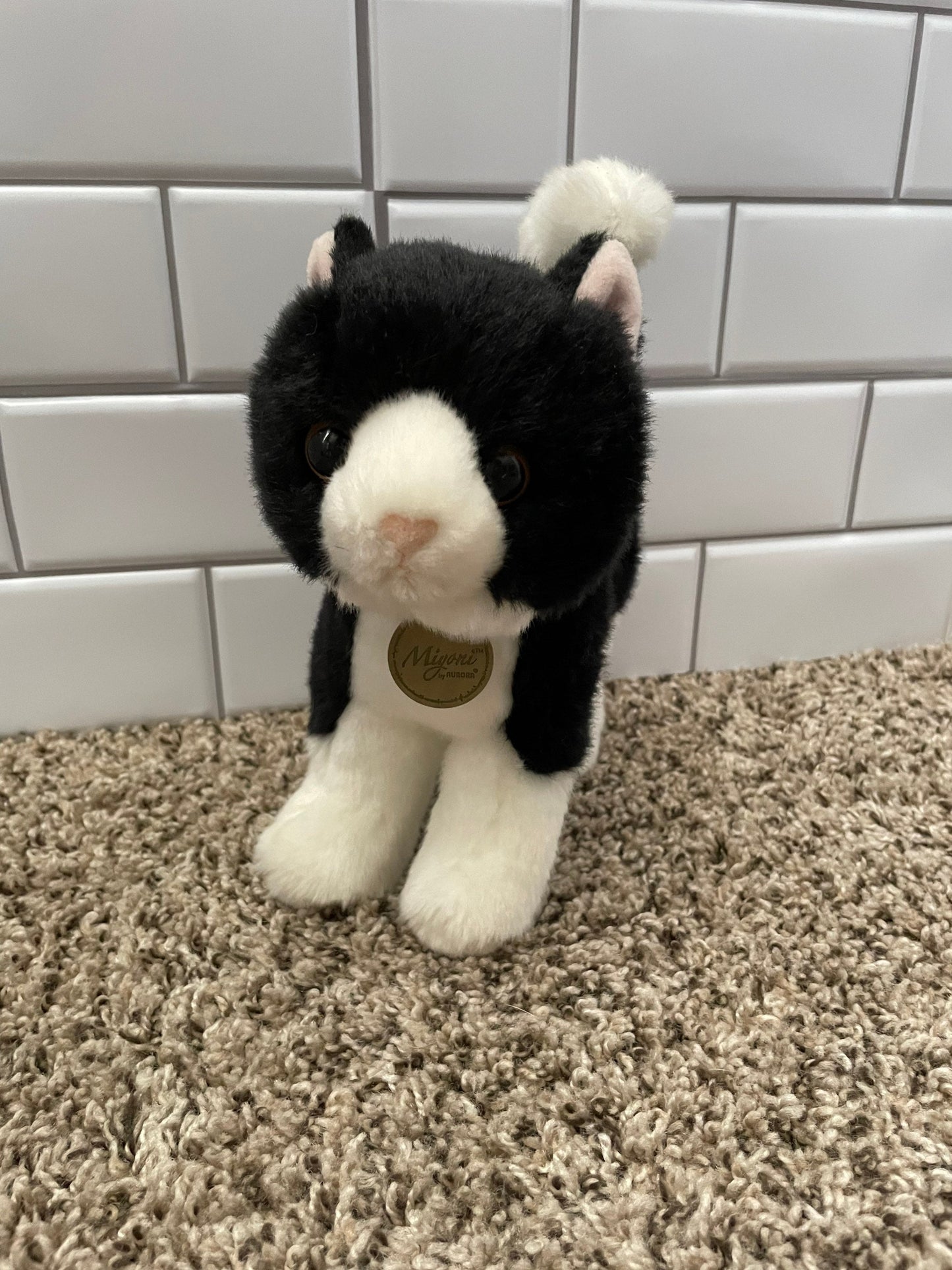 Aurora Miyoni Tuxedo Cat 10” Plush
