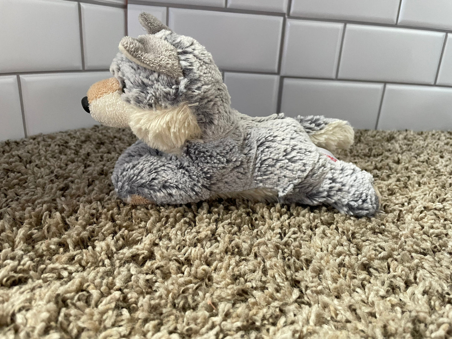 Aurora Flopsie Winter Wolf Plush