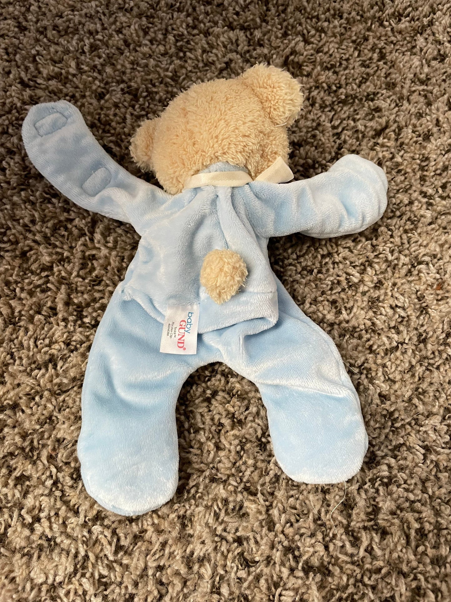 Baby Gund Teddi Pacifier Clip Holder Teddy Bear Plush