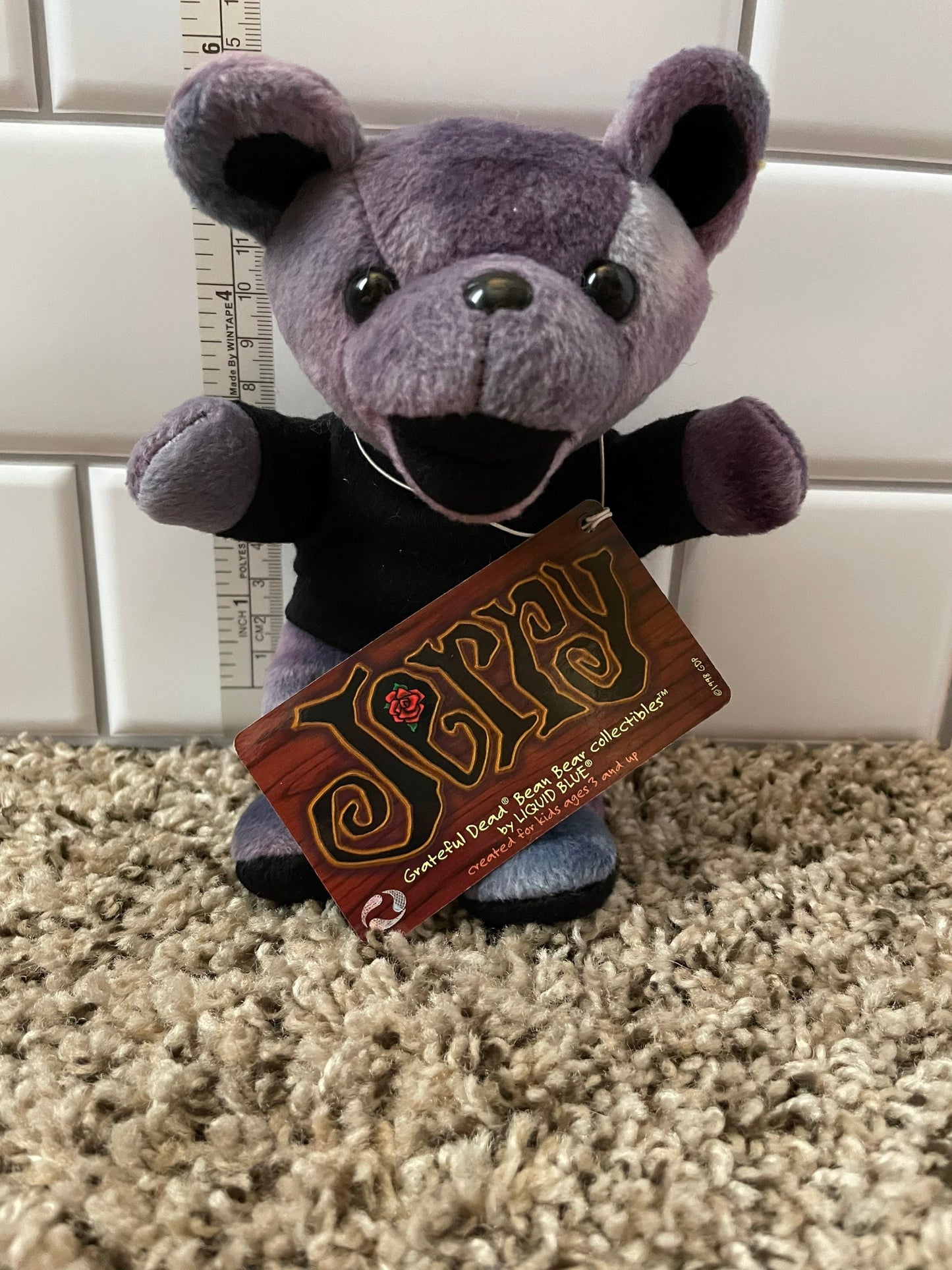 Jerry Garcia Grateful Dead Beanie Bear NWT