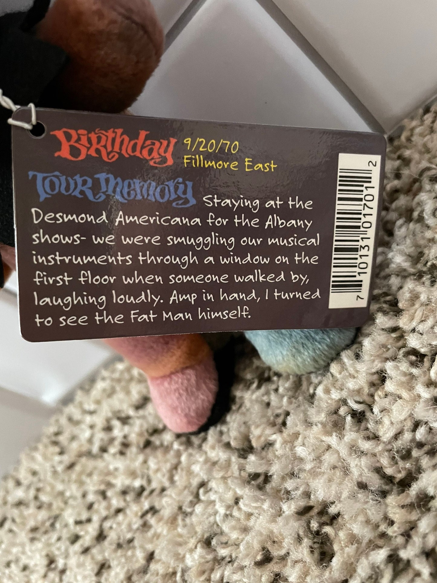 St. Stephen Grateful Dead Beanie Bear NWT