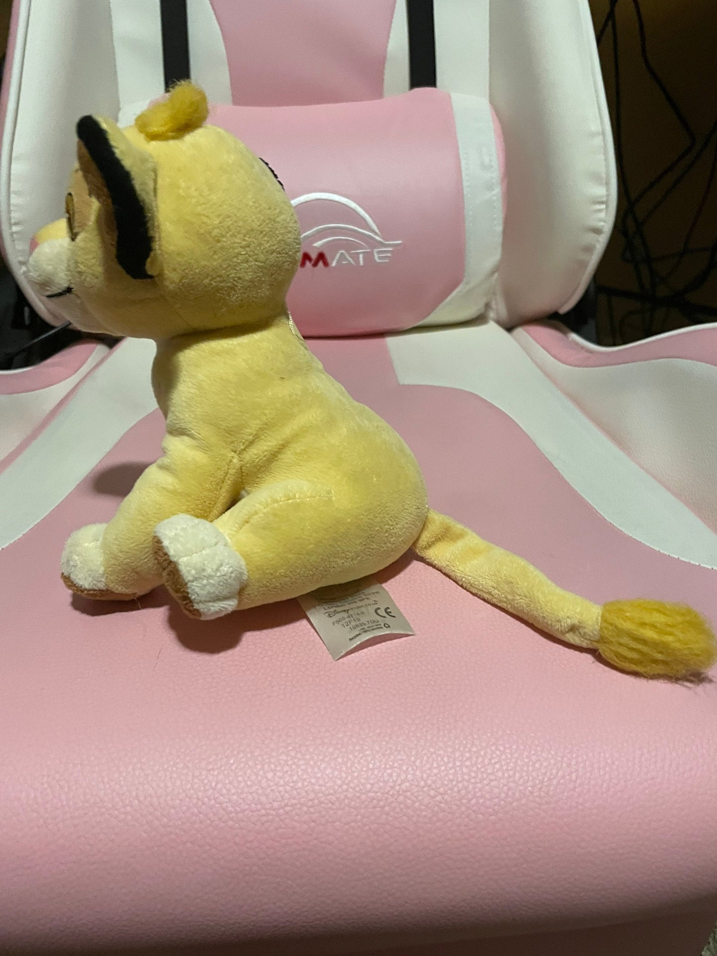Vintage Disney Store The Lion King Young Simba Plush 7”