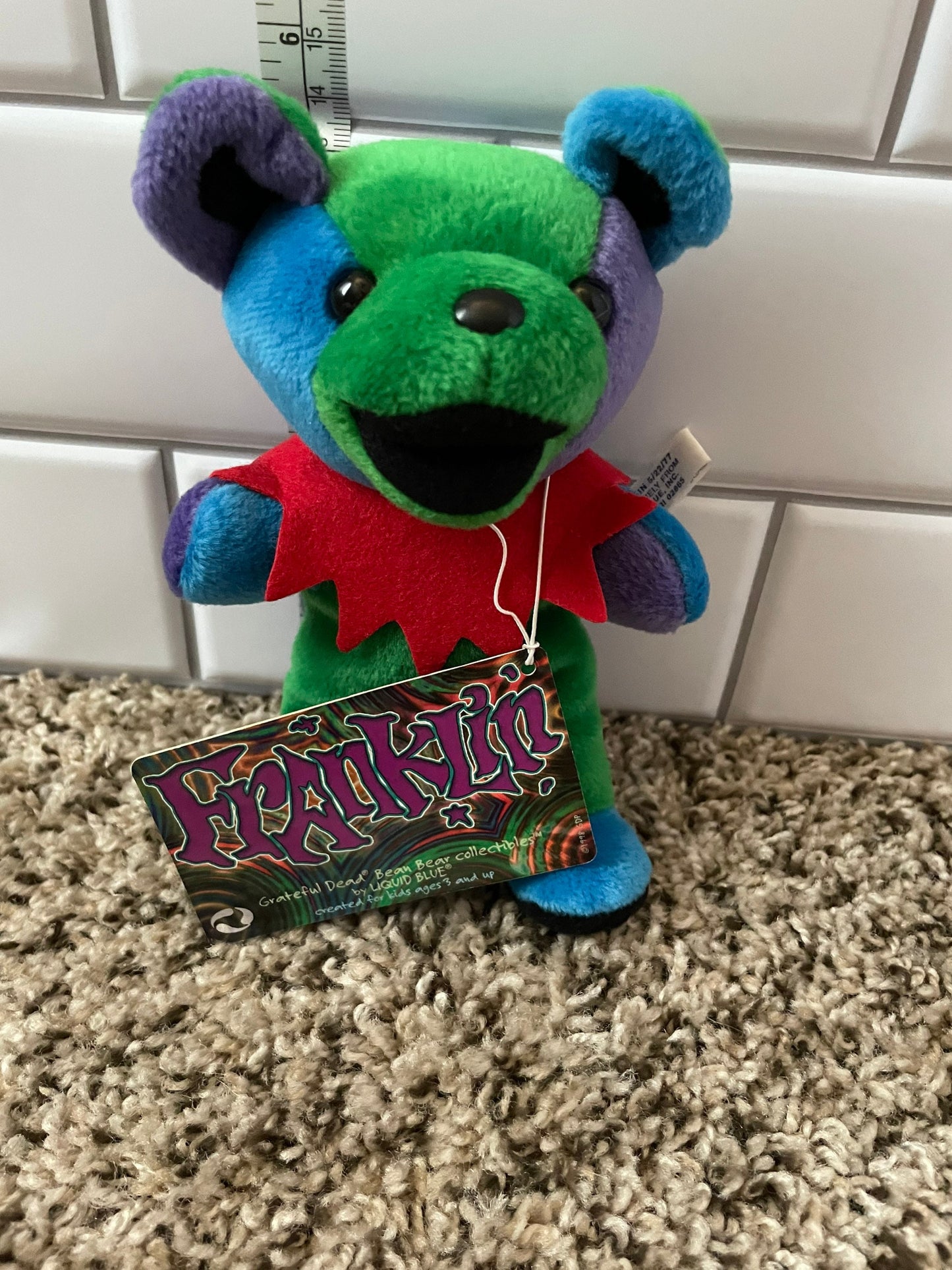 Franklin Grateful Dead Beanie Bear NWT