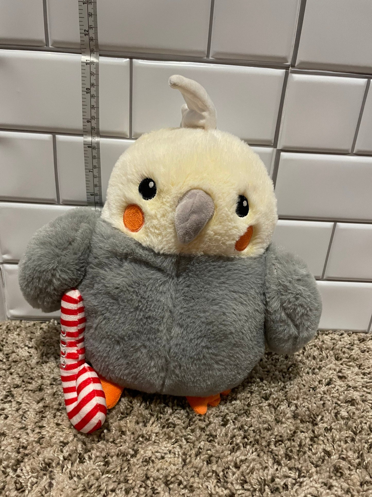 Petsmart Symphony the Gray Cockatiel 10” Plush Dog Toy