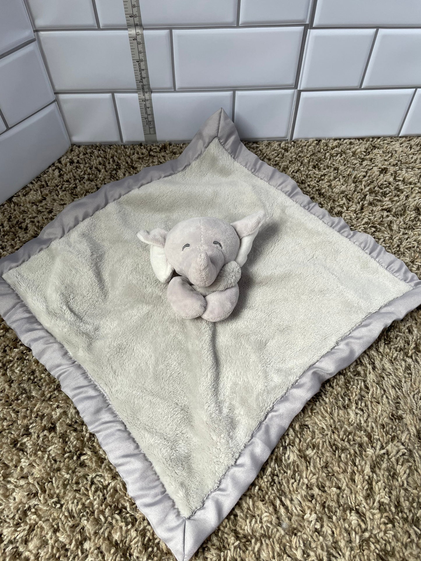 Carter’s Elephant Cuddle Plush lovey security blanket