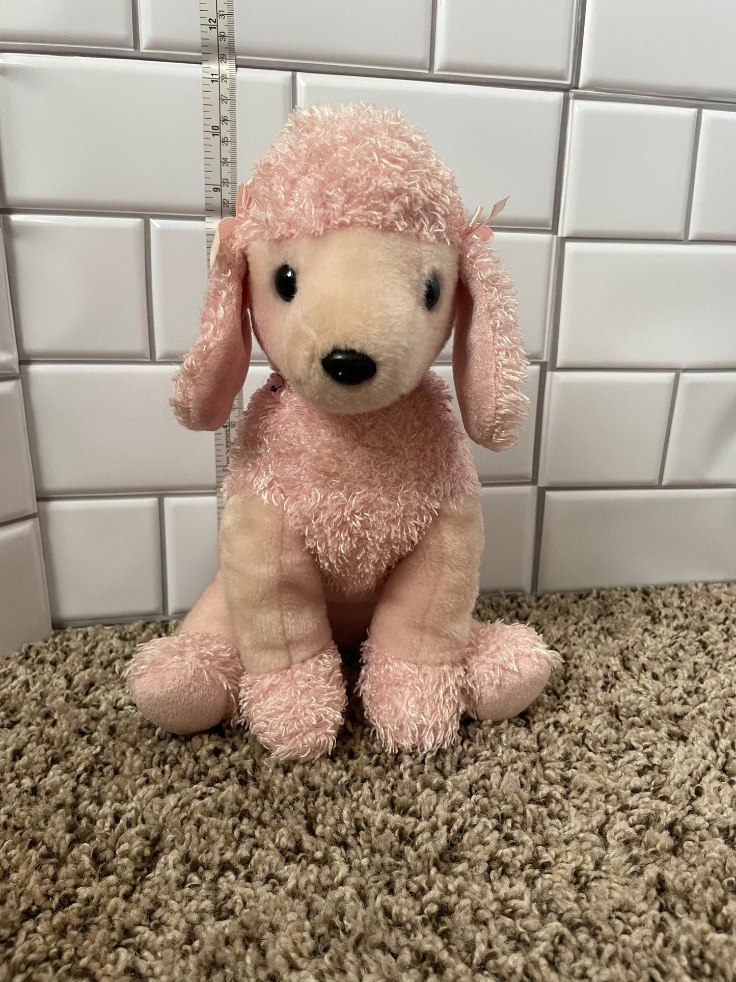 Ty Beanie Baby Pink Poodle Plush