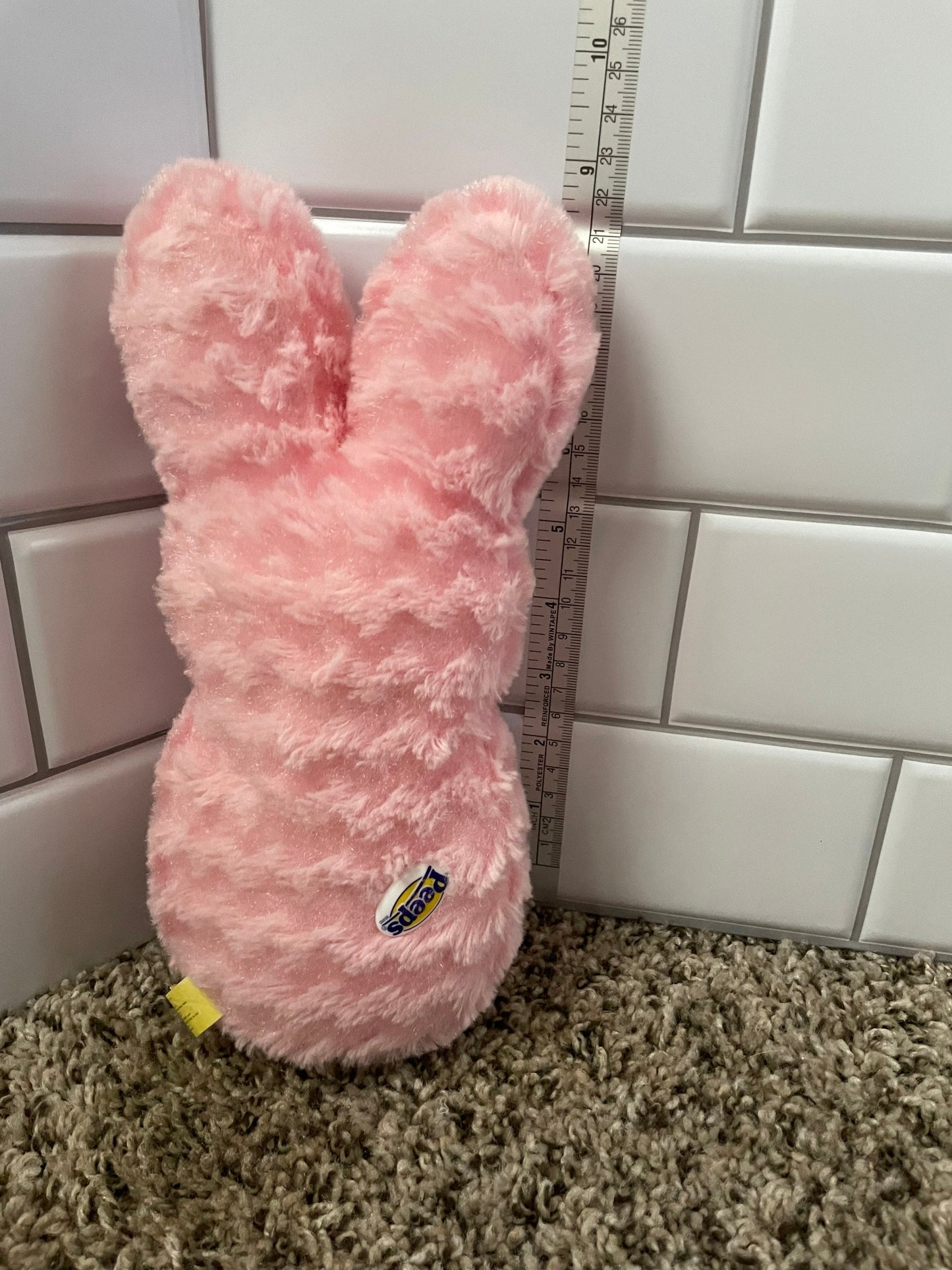 Pink Chevron Pattern PEEPS Easter Bunny Rabbit Plush