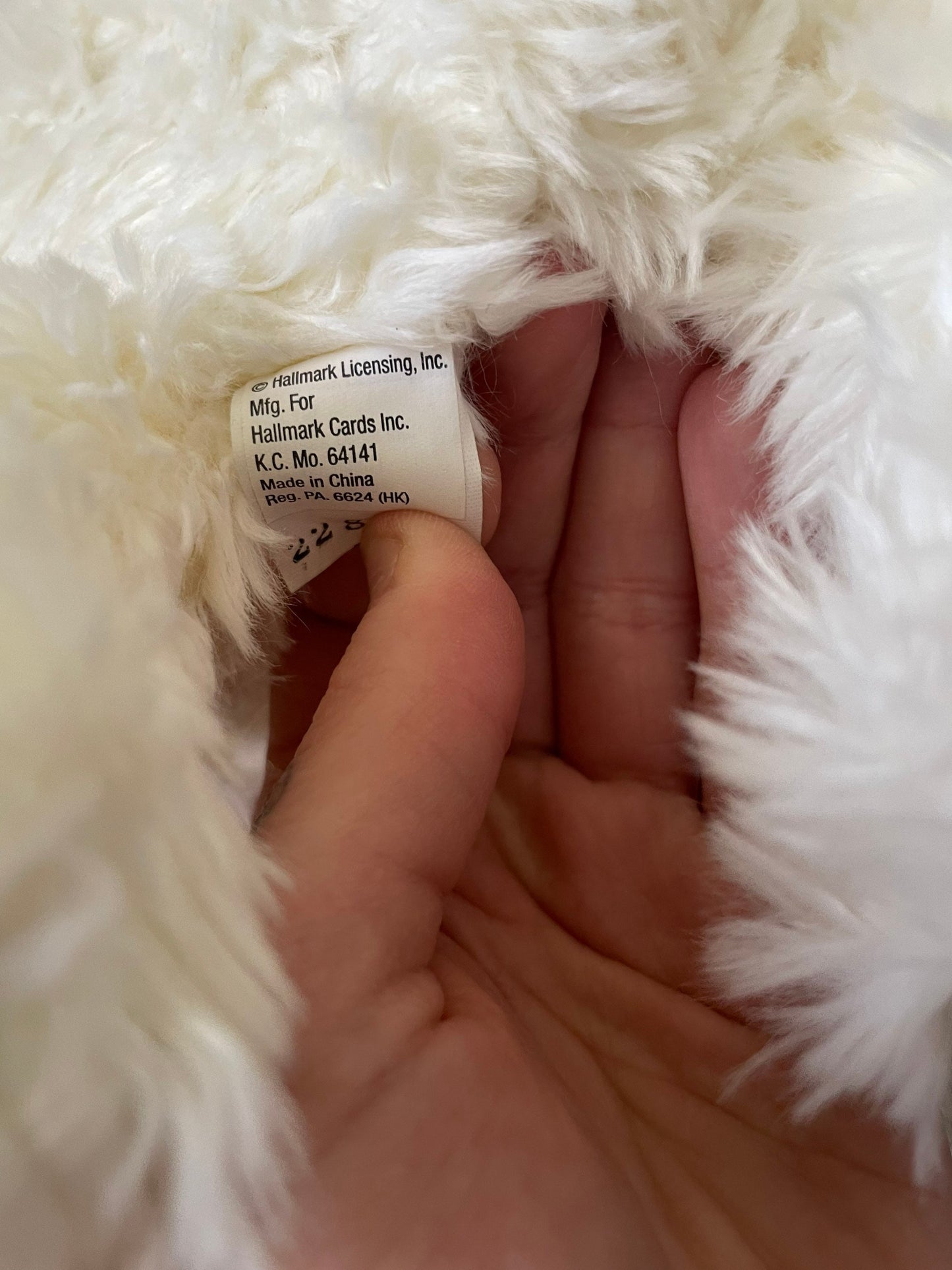 Hallmark Valentines From My Heart Bear With Heart Zipper Gift Pouch Plush