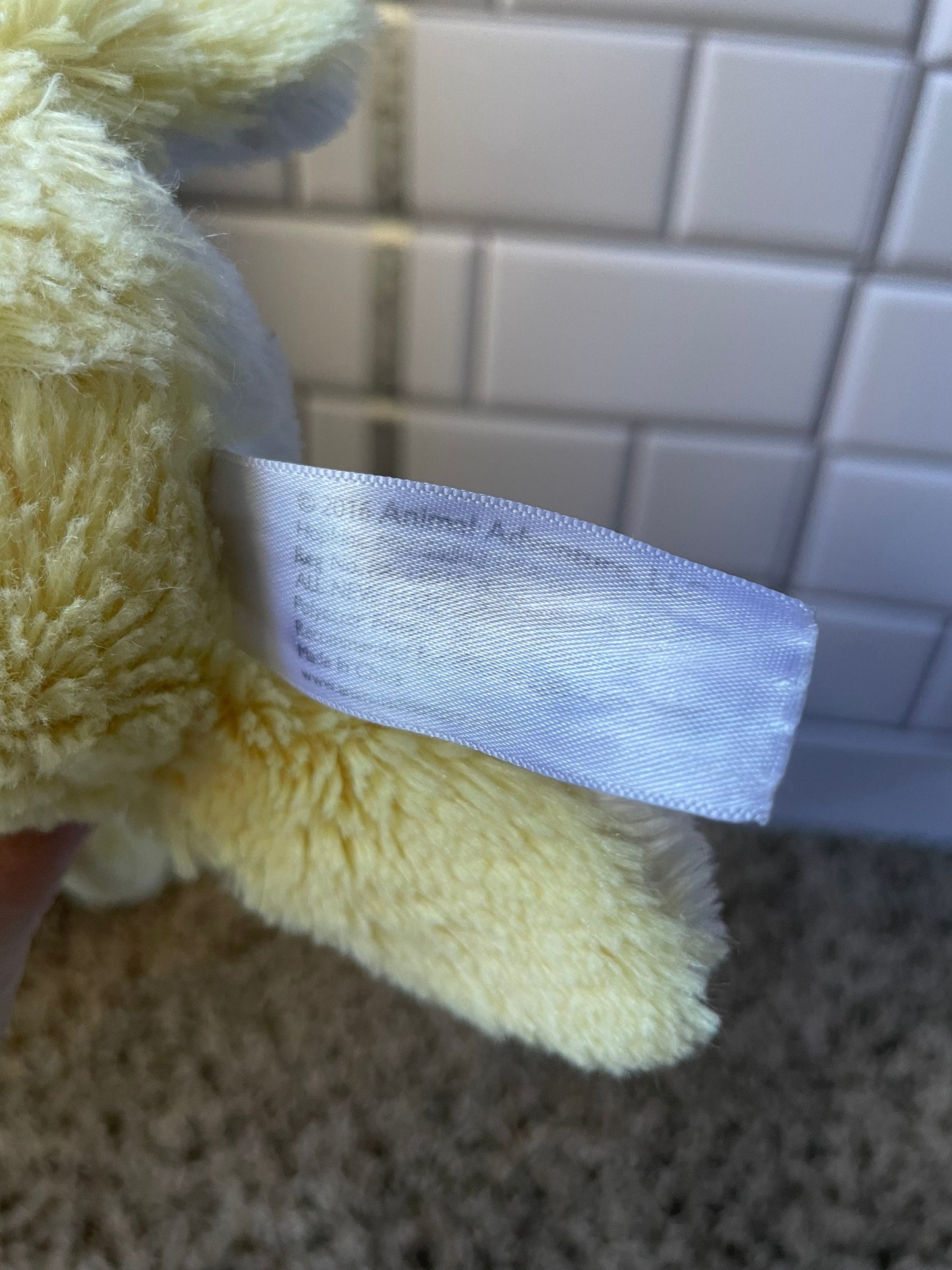Yellow Bunny Animal Adventure Plush