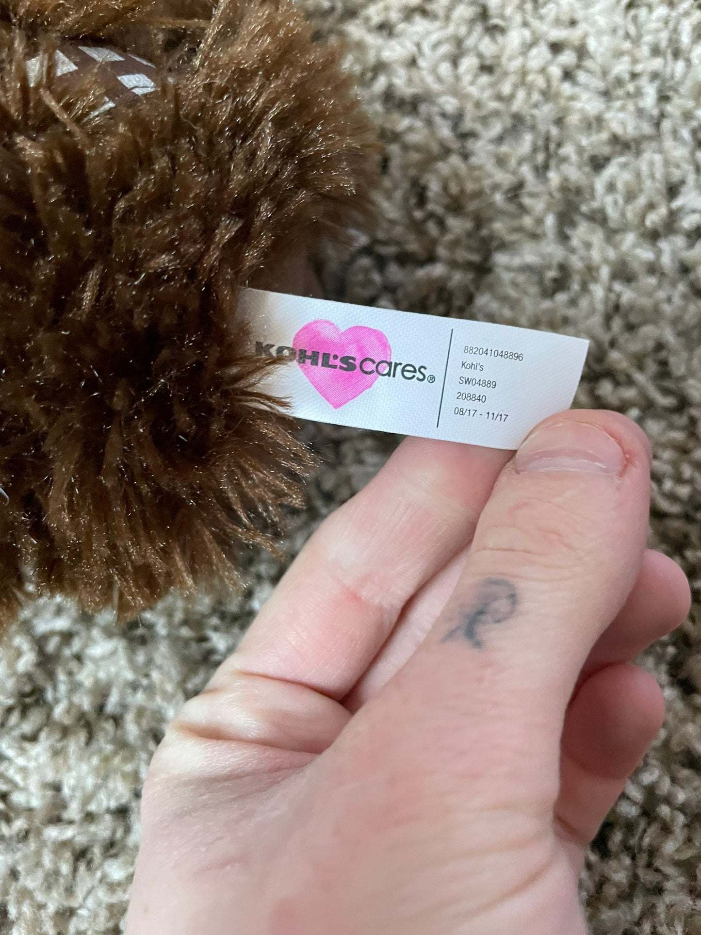 Kohls Cares Star Wars Chewbacca Plush