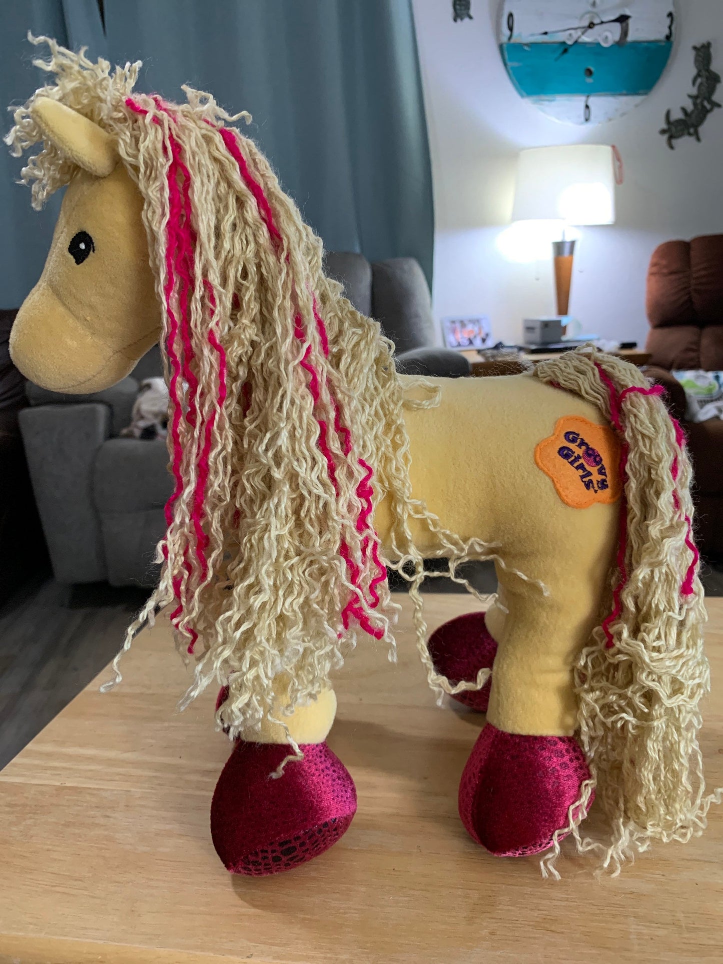 Manhattan Toy Groovy Girls Plush Horse, Curly Mane