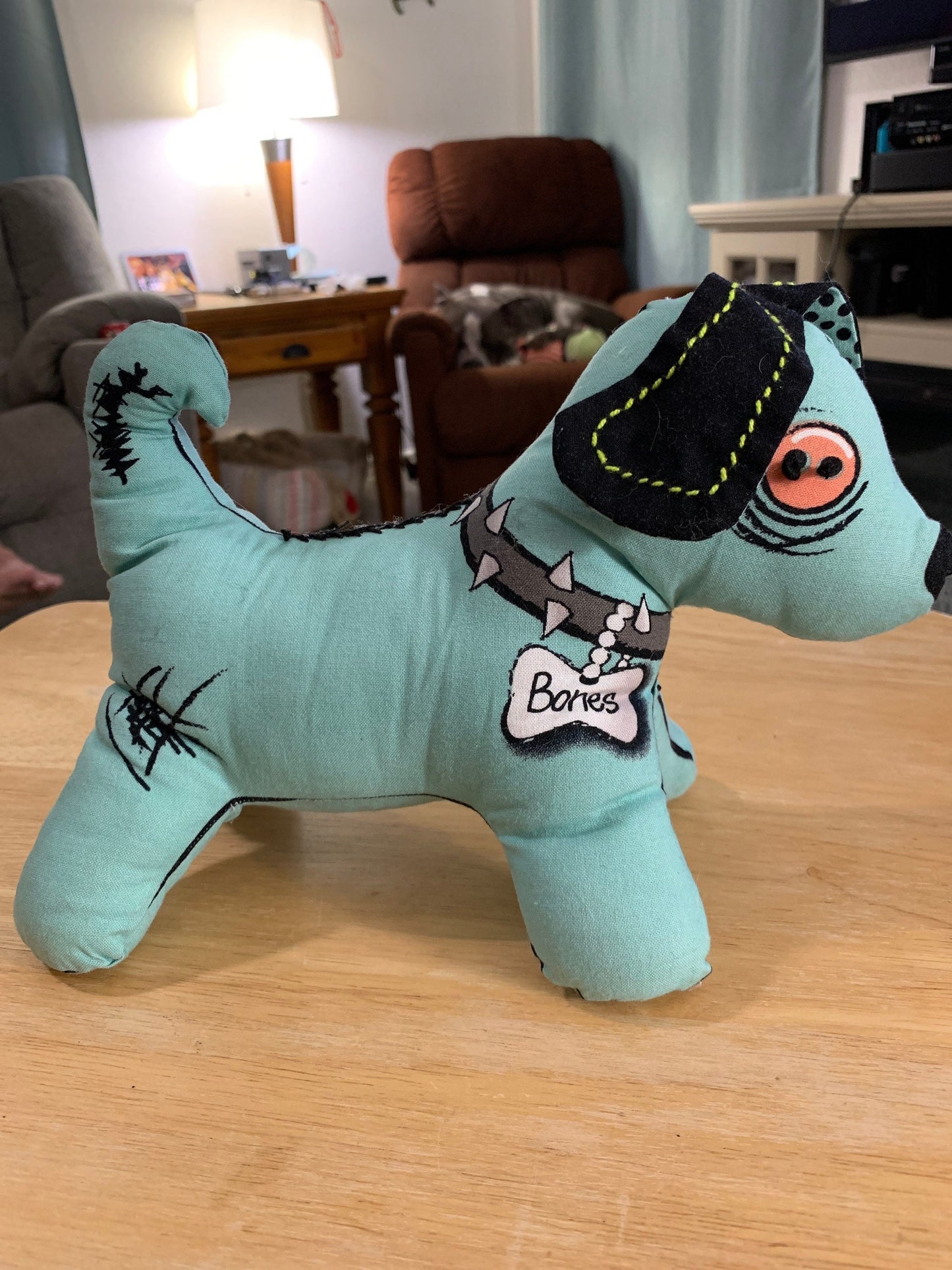 Blue Bones the Dog plush. Rare and hard to find