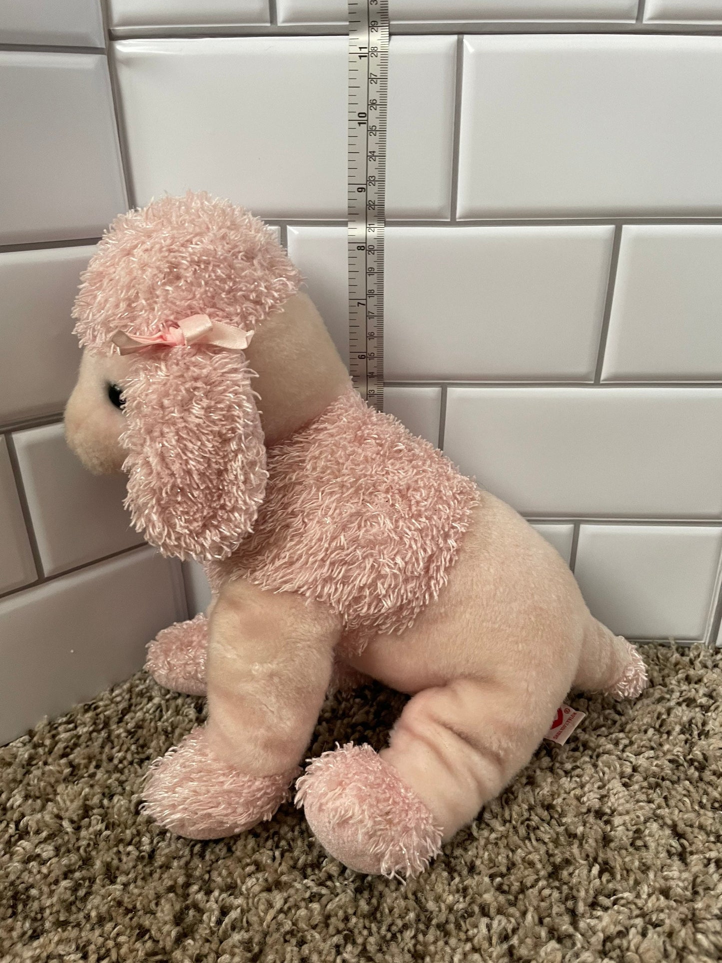Ty Beanie Baby Pink Poodle Plush