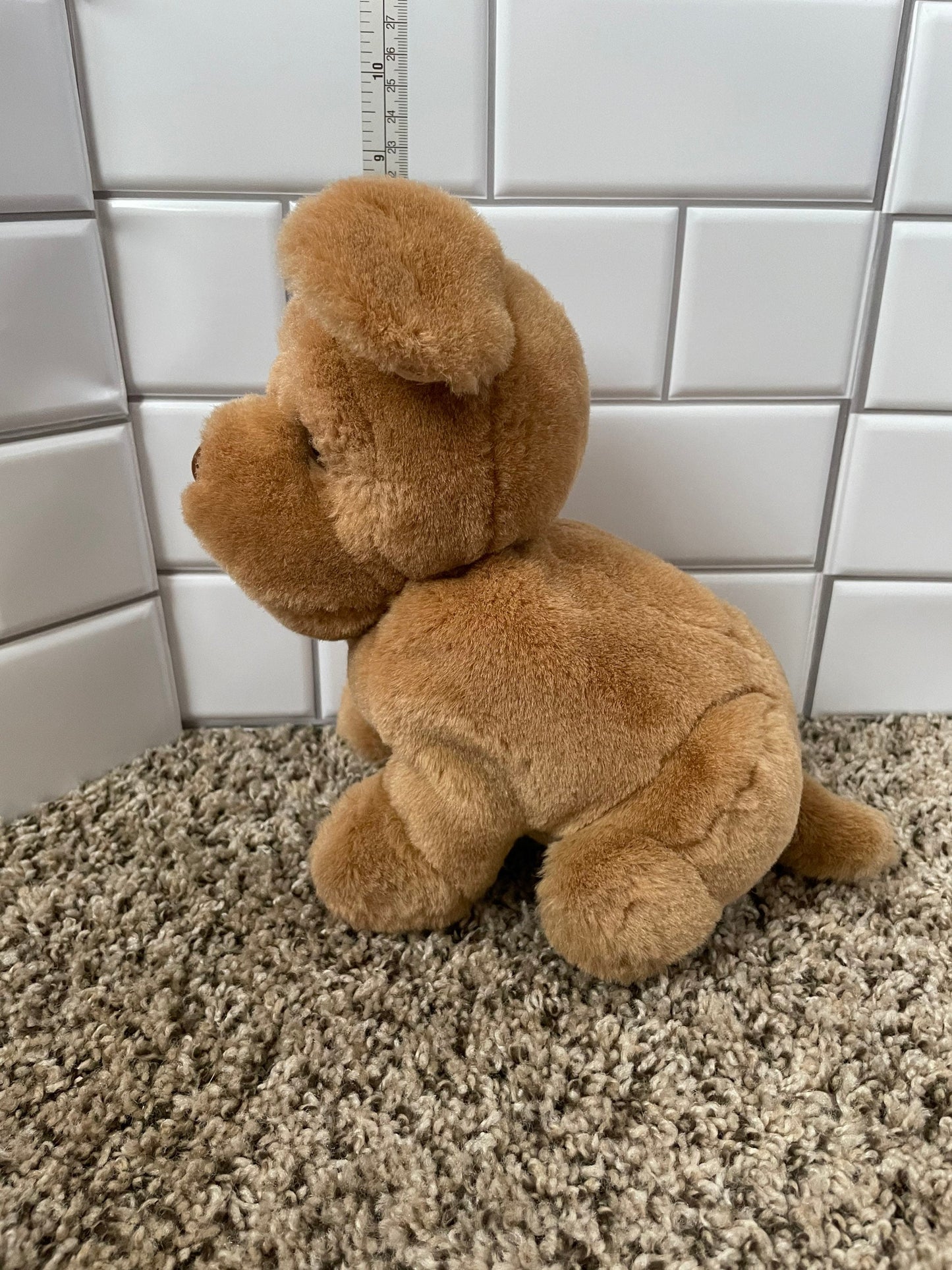 Pucker Pup Brown Shar Pei Dog plush. absolutely adorable
