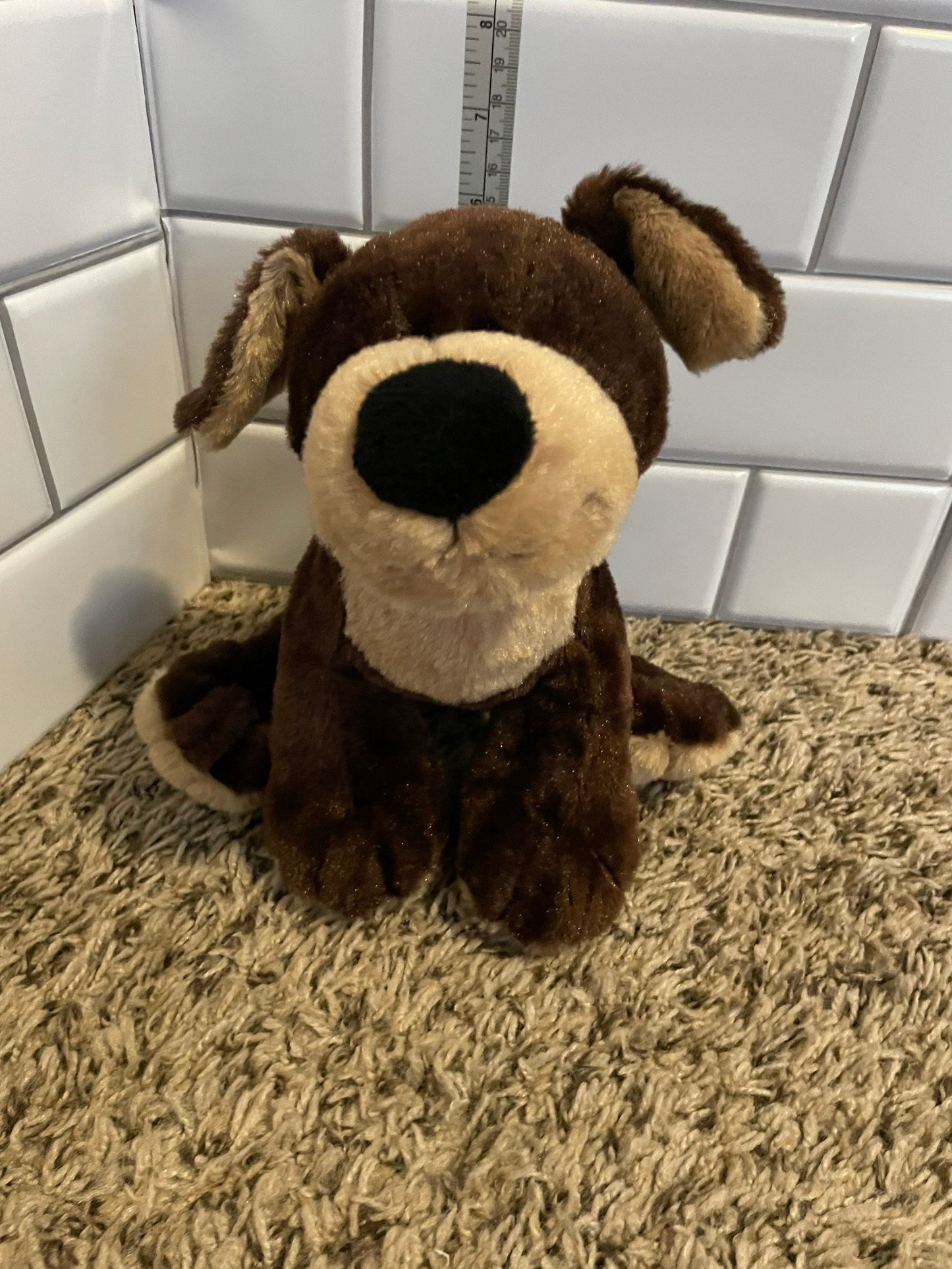 Webkinz Mocha Pup Plush - Brown Tan Dog