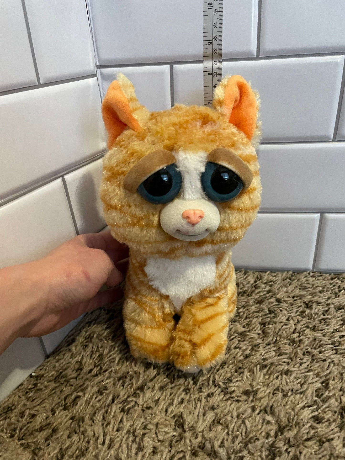 Feisty Pets Orange Cat Plush