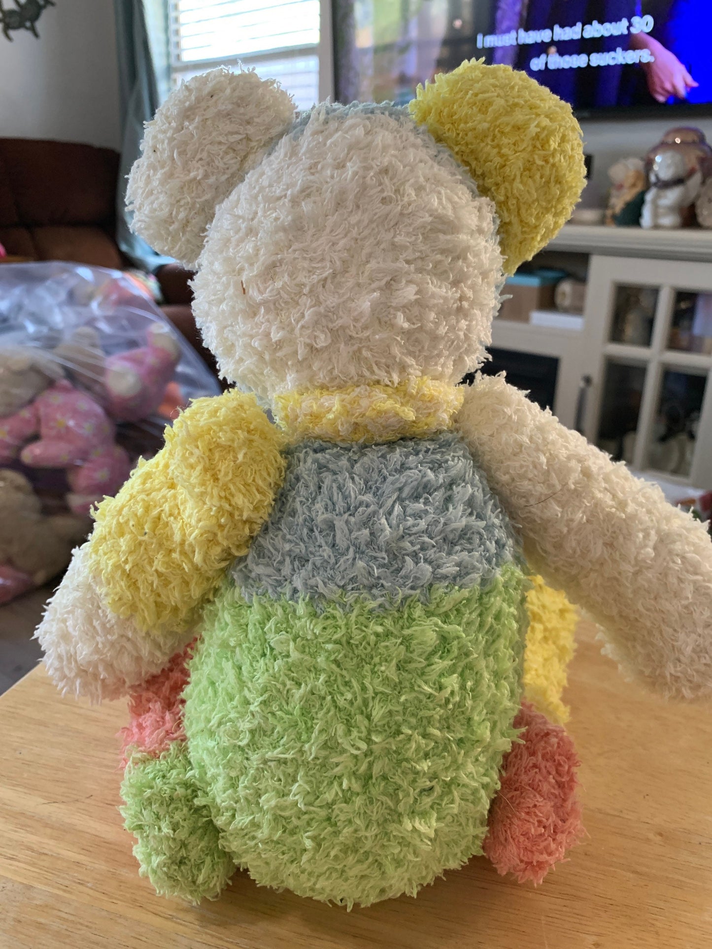 Pastel Rainbow Mouse Stuffed Animal