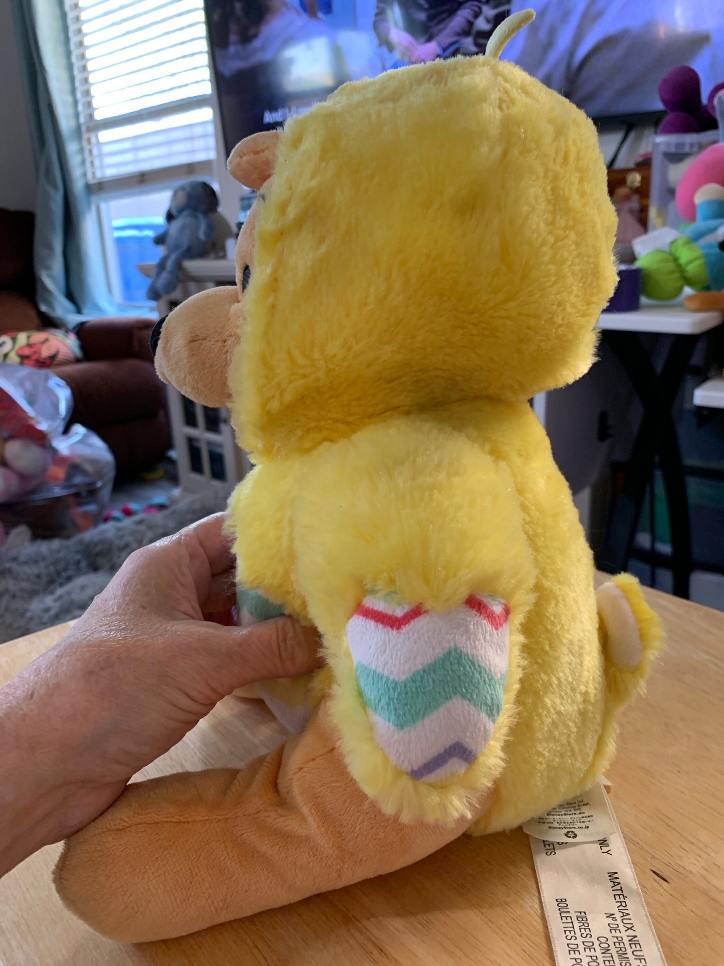 Genuine Disney Winnie the Pooh Easter Chick Stuffed Animal Plush Toy Vintage For Kids