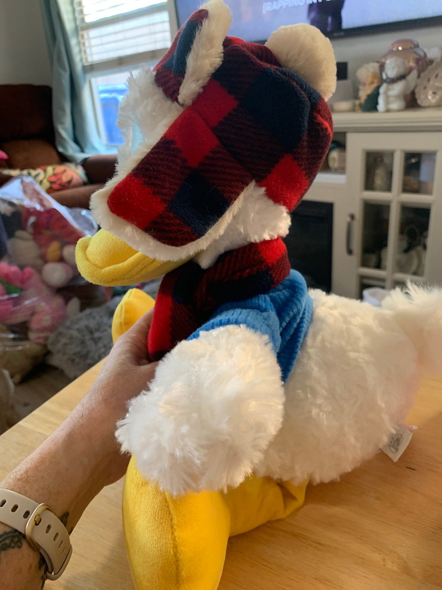 Disney Parks Donald Duck Winter Wishes Christmas 17” Plush Disney Parks