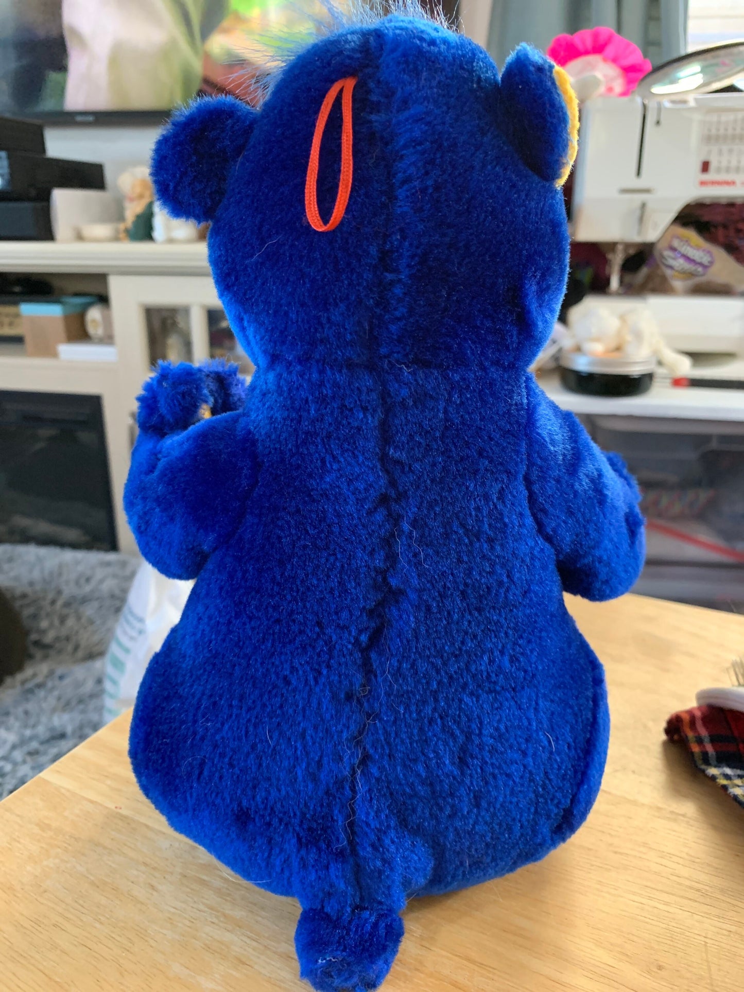 Tootsie Roll Pop Plush Stuffed Grape Bear By Nanco - Missing Lollipop