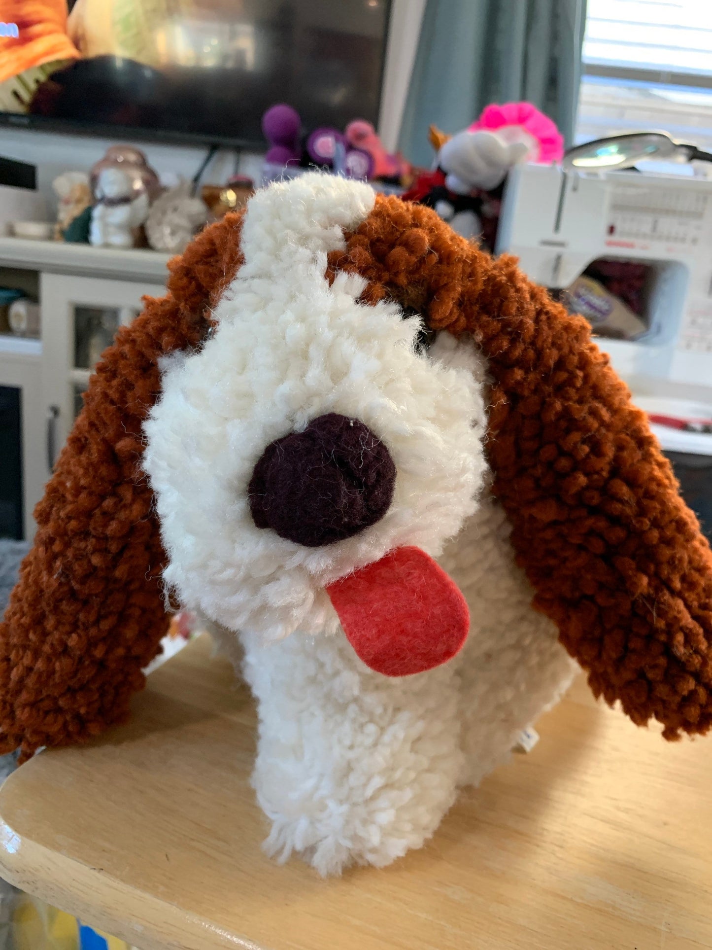 Shillcraft Shillikins Brown and White Dog Plush