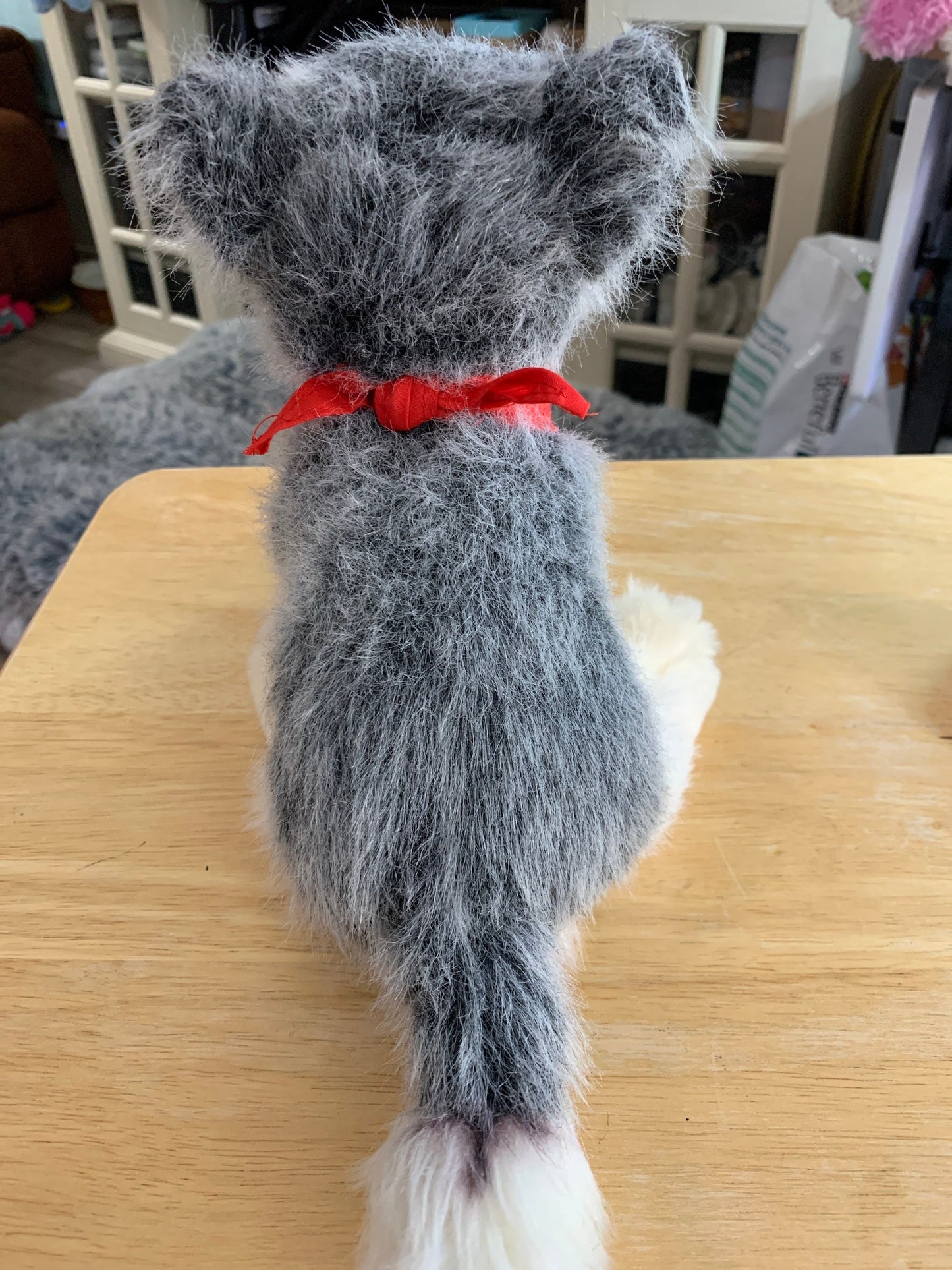 Telluride CO Husky Wolf Dog Stuffed Animal Plush. Demdaco with red bandana