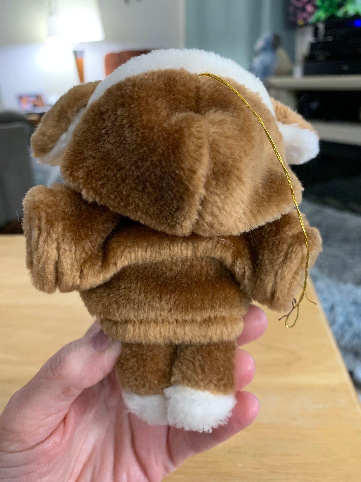 Avon Puppy Dog Plush Ornament 1984