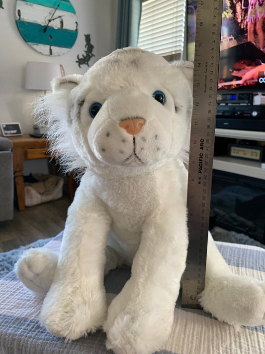 White Tiger Plush, Large Fiesta Stuffed Animal