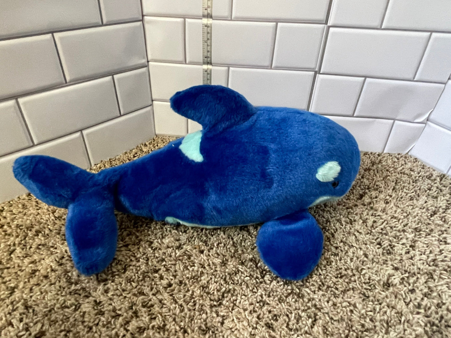 Sea World Shamu Blue Killer Whale Petting Zoo Plush