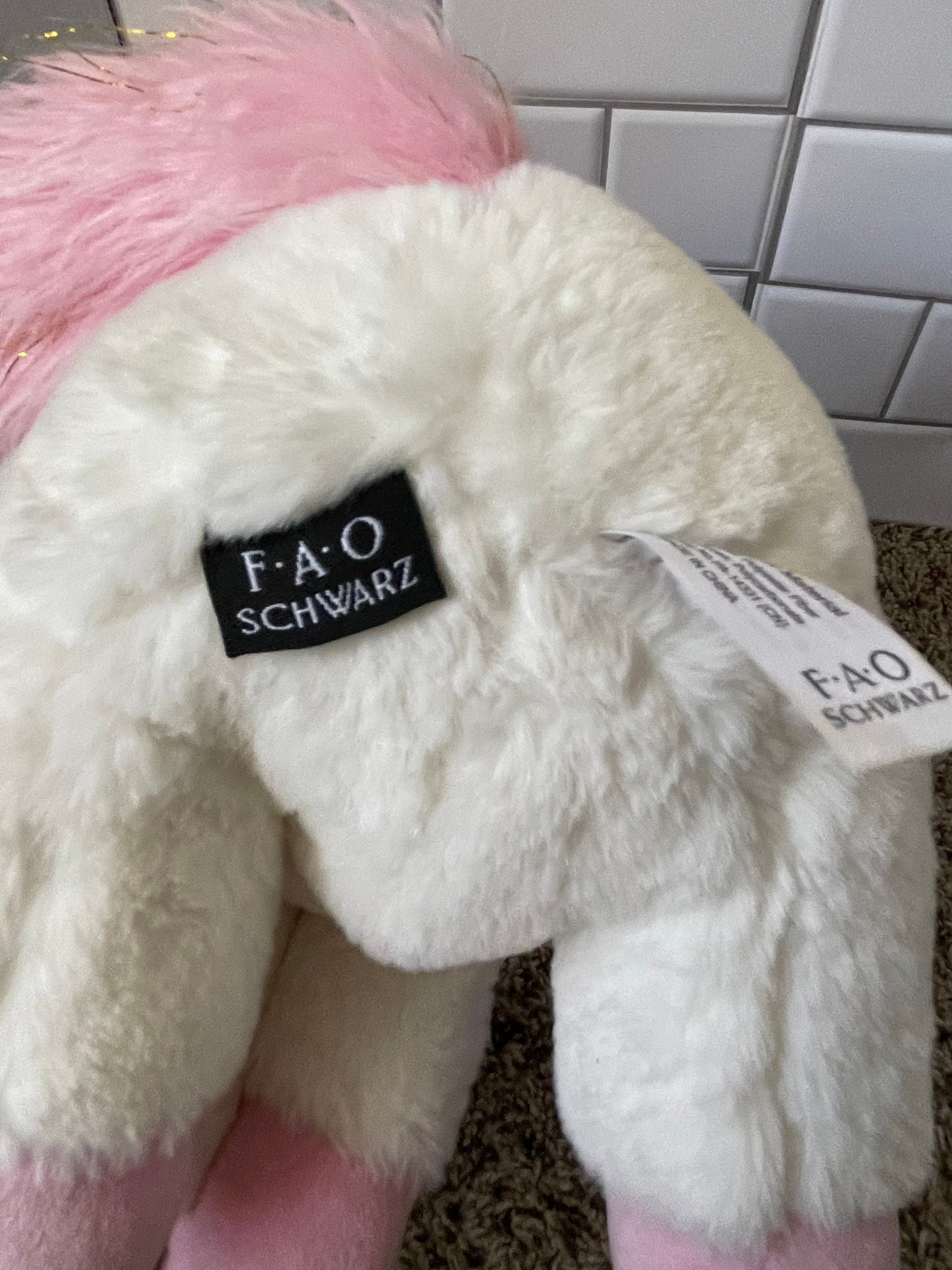 FAO Schwarz Unicorn plush