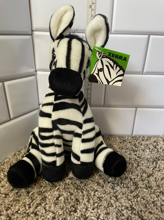 Vintage 1991 Applause Zebra made for Girl Scouts plush NWT