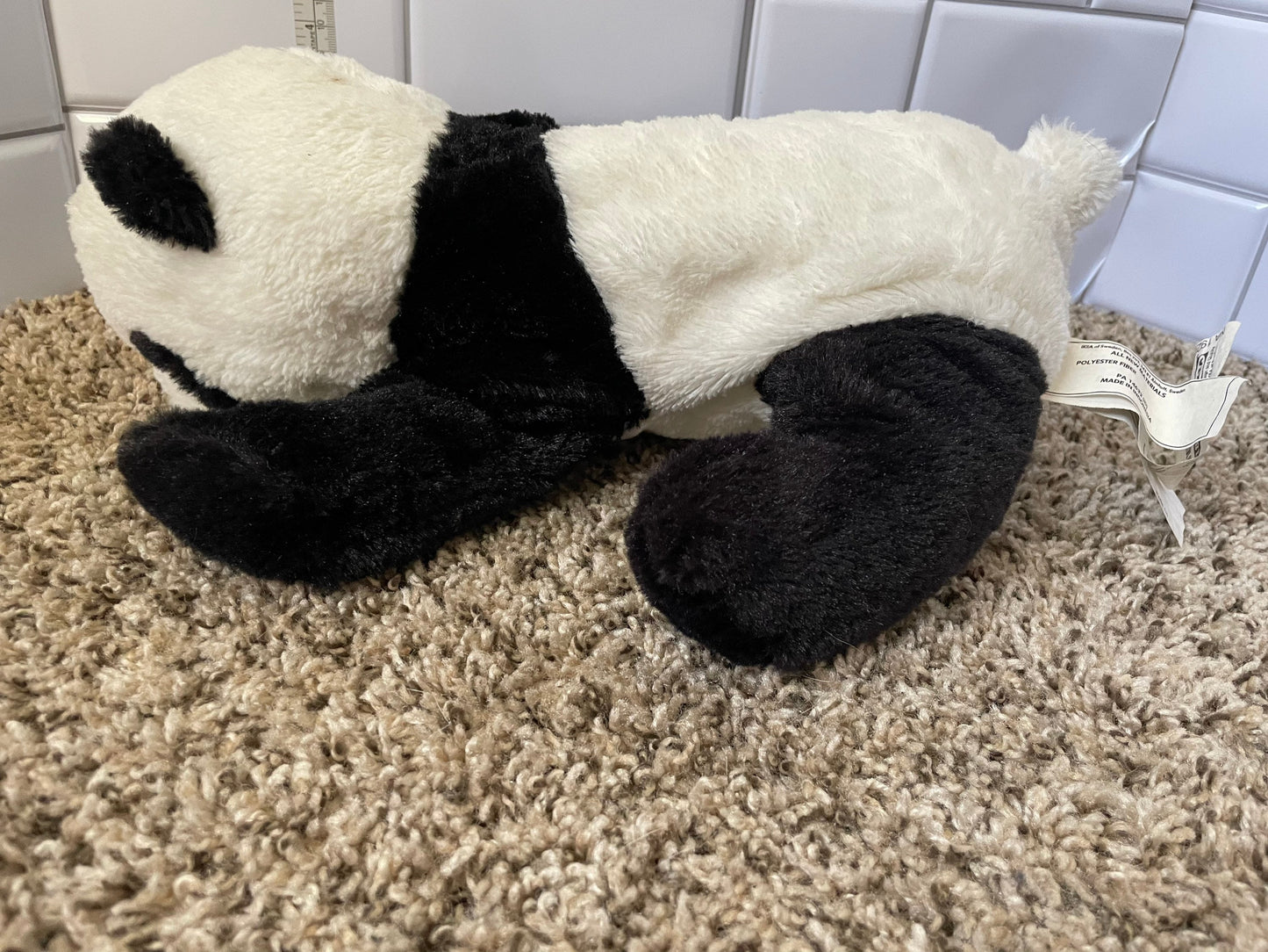Ikea Kramig Black And White Panda Bear Plush
