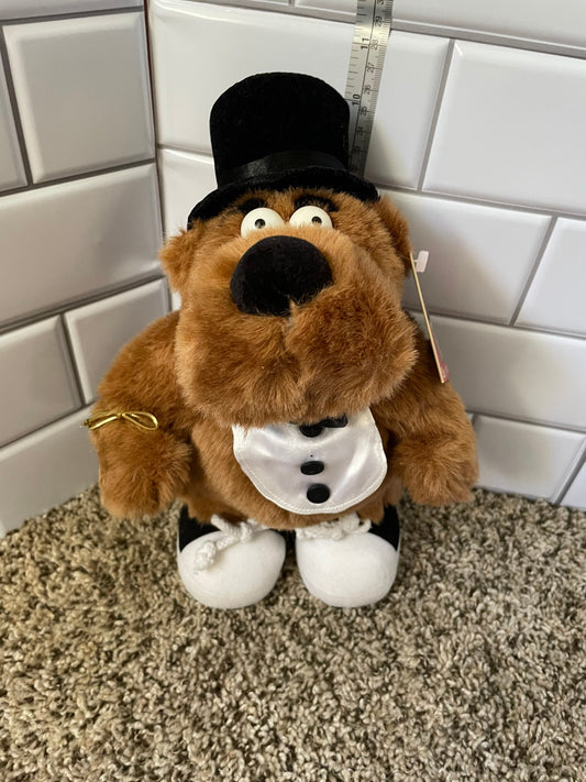 Vintage Millennium Sid Bear Plush NWT