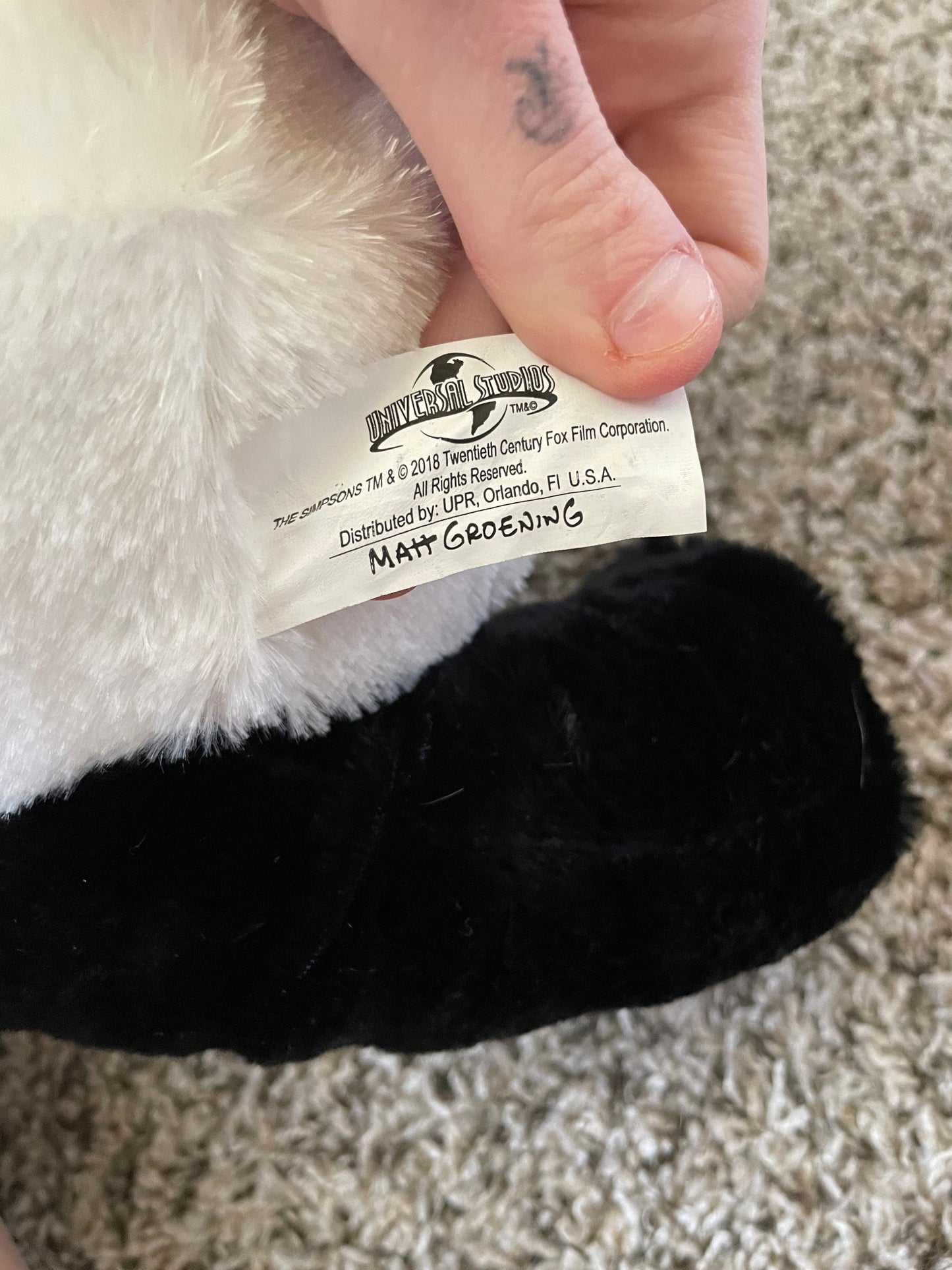 Universal Studios The Simpsons Homer Panda Bear Plush
